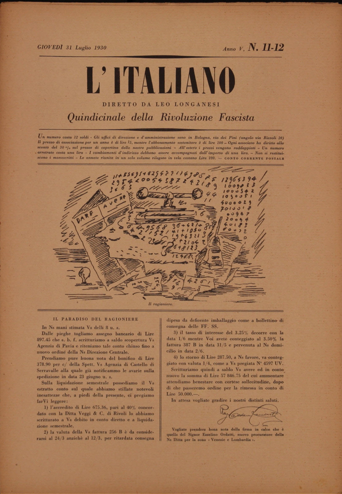 L'Italiano -  5 (1930), n. 11-12, p. 12